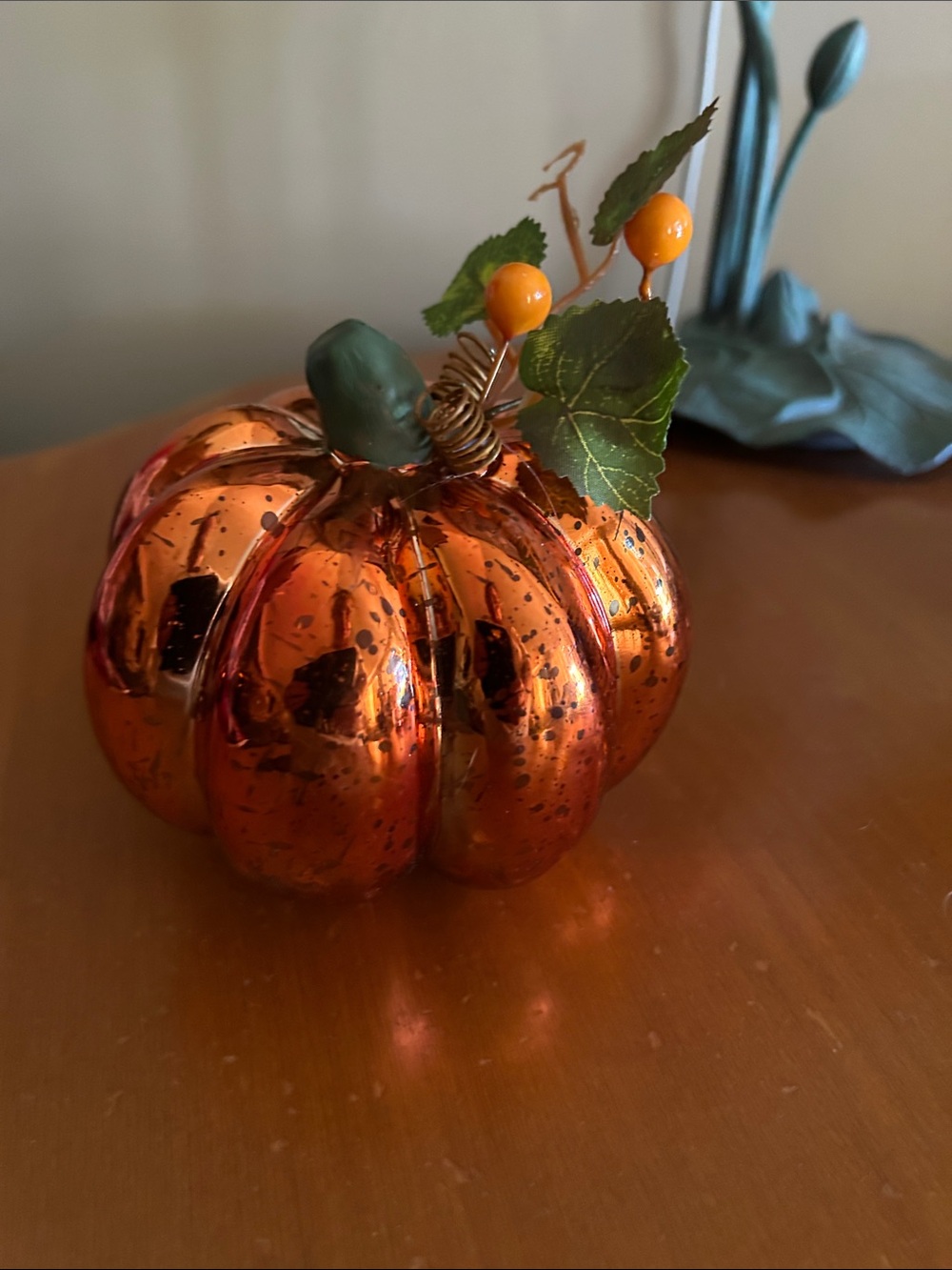 Decorative Lighted Pumpkin - Orange Fall Accent